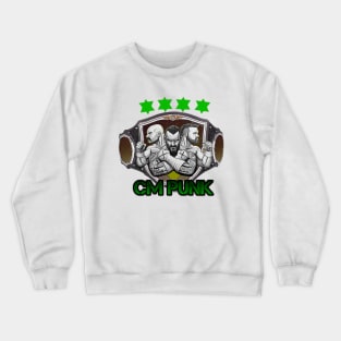 cm punk the winner Crewneck Sweatshirt